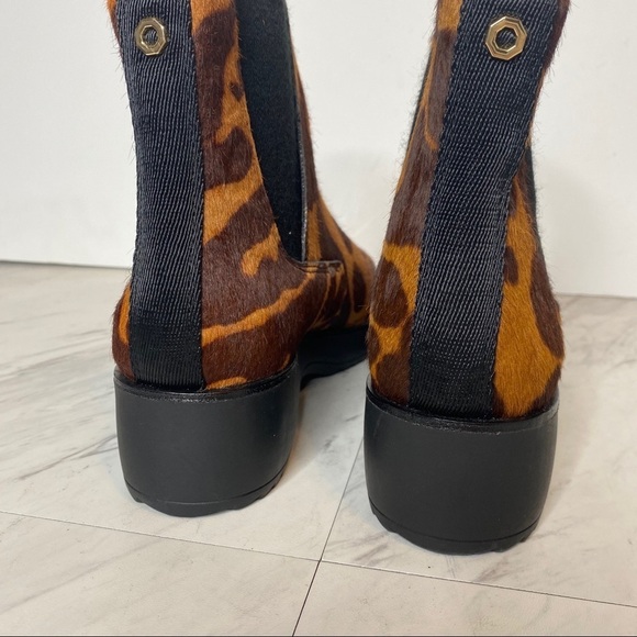 New! Louise et Cie Zareb Leopard Print Platform Bootie 7 1/2 - Picture 4 of 13